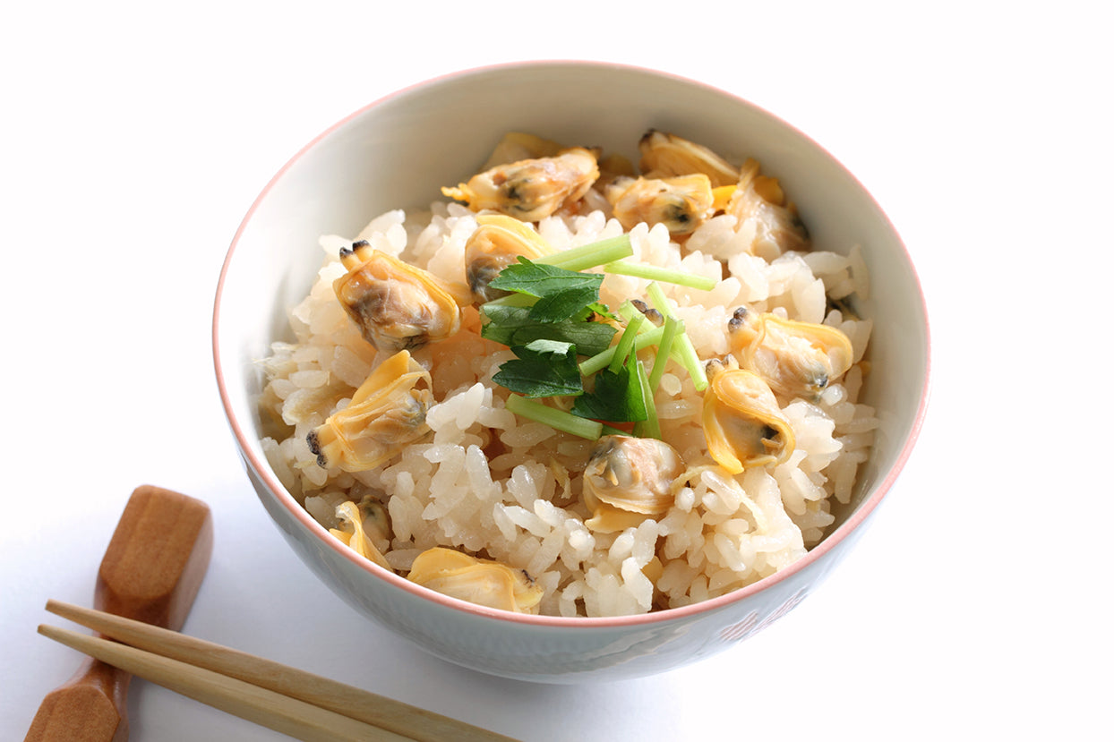【レシピ】生姜とあさりの炊き込みご飯
